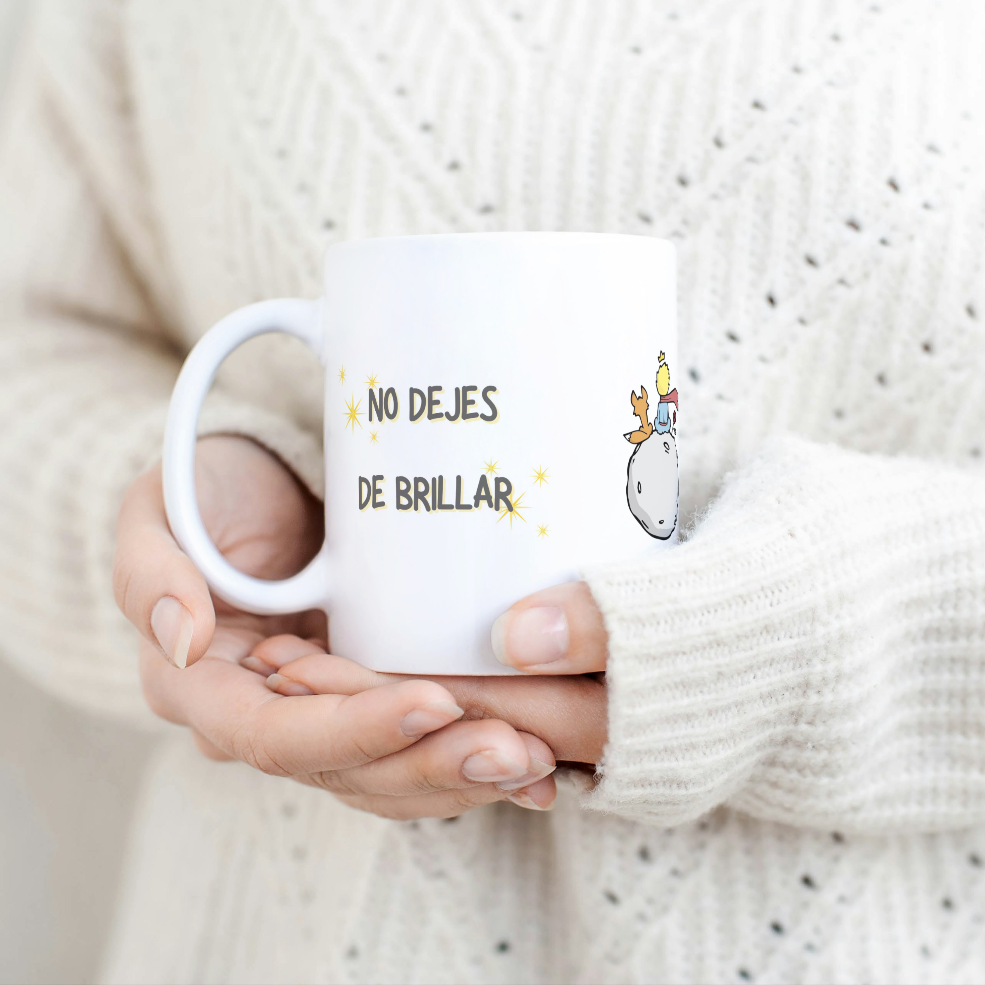 Taza " no dejes de brillar "